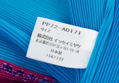 PLEATS PLEASE Cloud Patch Scarf Blue Size F