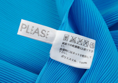 PLEATS PLEASE Cloud Patch Scarf Blue Size F