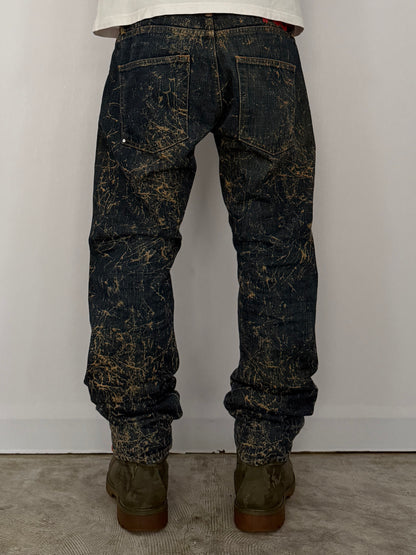 Swagger Damaged Blue Denim Pants Size 30
