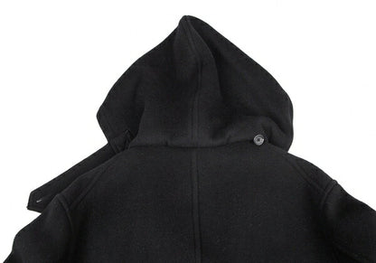 Yohji Yamamoto POUR HOMME 96AW Wool Mossa Coat Black Size M