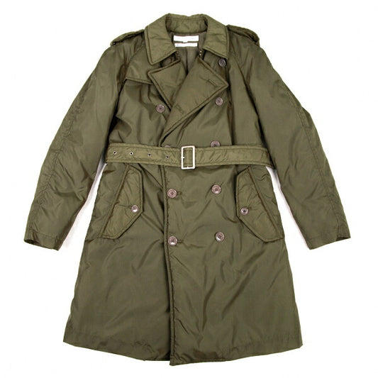 COMME des GARCONS SHIRT Khaki Nylon Trench Coat Size S