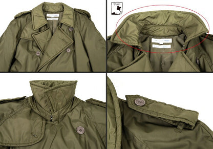 COMME des GARCONS SHIRT Khaki Nylon Trench Coat Size S