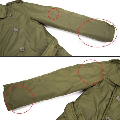 COMME des GARCONS SHIRT Khaki Nylon Trench Coat Size S