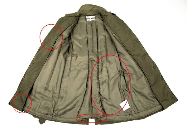 COMME des GARCONS SHIRT Khaki Nylon Trench Coat Size S