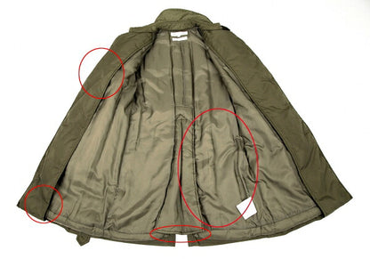 COMME des GARCONS SHIRT Khaki Nylon Trench Coat Size S