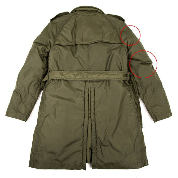 COMME des GARCONS SHIRT Khaki Nylon Trench Coat Size S