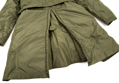 COMME des GARCONS SHIRT Khaki Nylon Trench Coat Size S