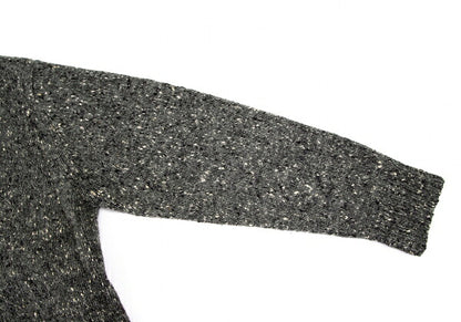 Papas Gray Wool Nylon Blend Marble Knit Cardigan Size L
