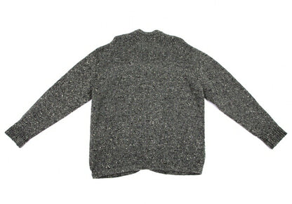 Papas Gray Wool Nylon Blend Marble Knit Cardigan Size L
