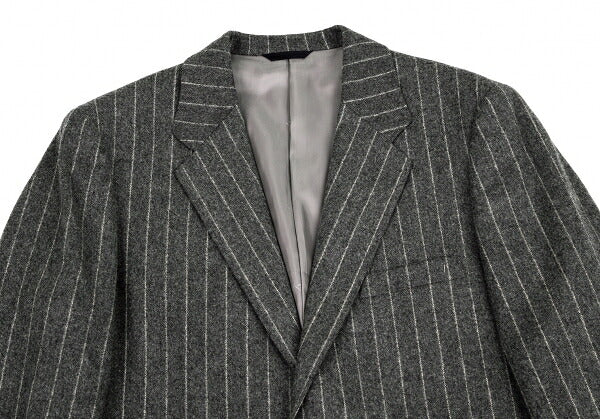 Papas Mallalieu Wool Stripe 2B Jacket Gray Size 48M