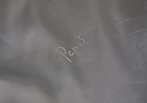 Papas Mallalieu Wool Stripe 2B Jacket Gray Size 48M