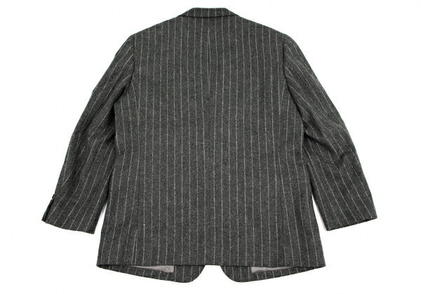 Papas Mallalieu Wool Stripe 2B Jacket Gray Size 48M