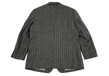 Papas Mallalieu Wool Stripe 2B Jacket Gray Size 48M