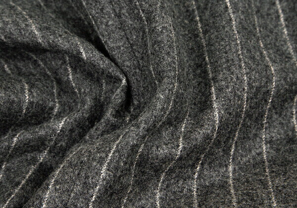 Papas Mallalieu Wool Stripe 2B Jacket Gray Size 48M