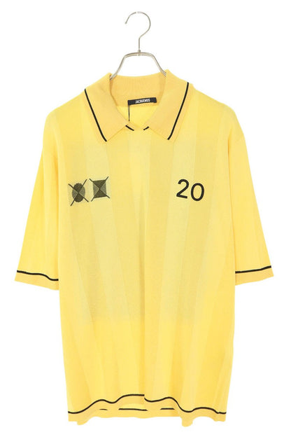 JACQUEMUS 25SS Back Logo Embroidered Short Sleeve Size L