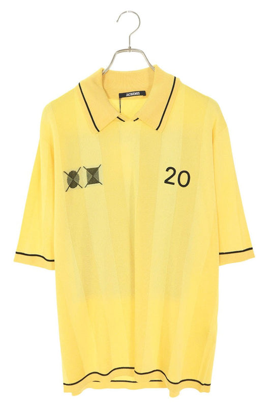 JACQUEMUS 25SS Back Logo Embroidered Short Sleeve Size L
