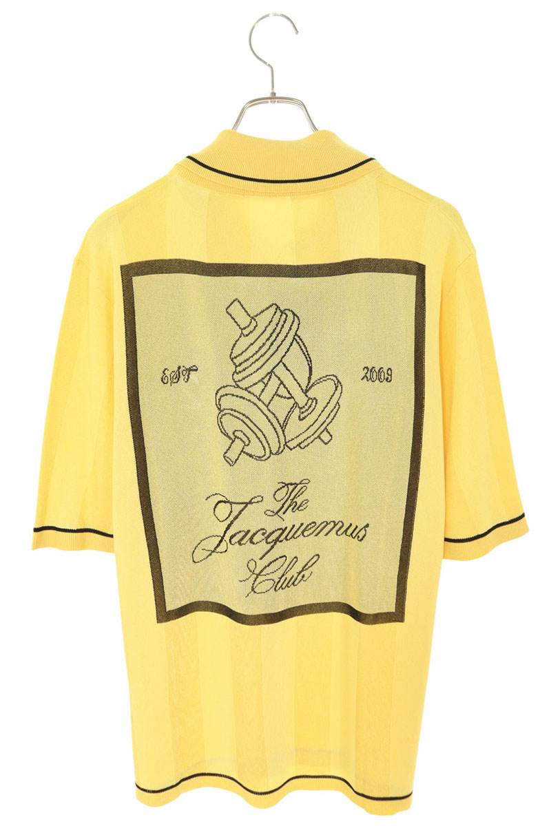 JACQUEMUS 25SS Back Logo Embroidered Short Sleeve Size L