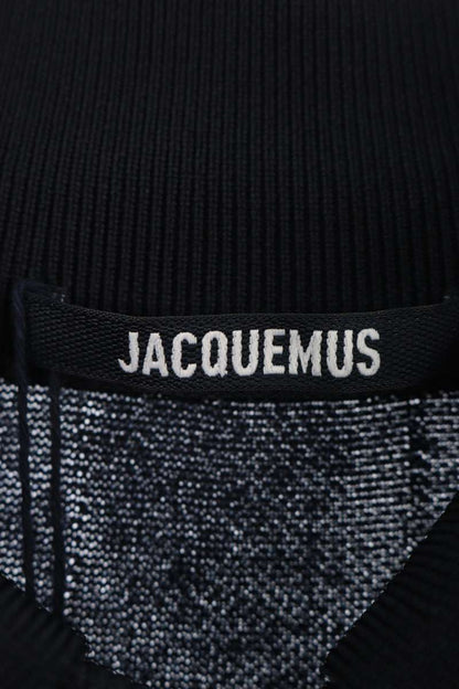 JACQUEMUS 25SS Back Logo Embroidered S/S Polo Navy Size L
