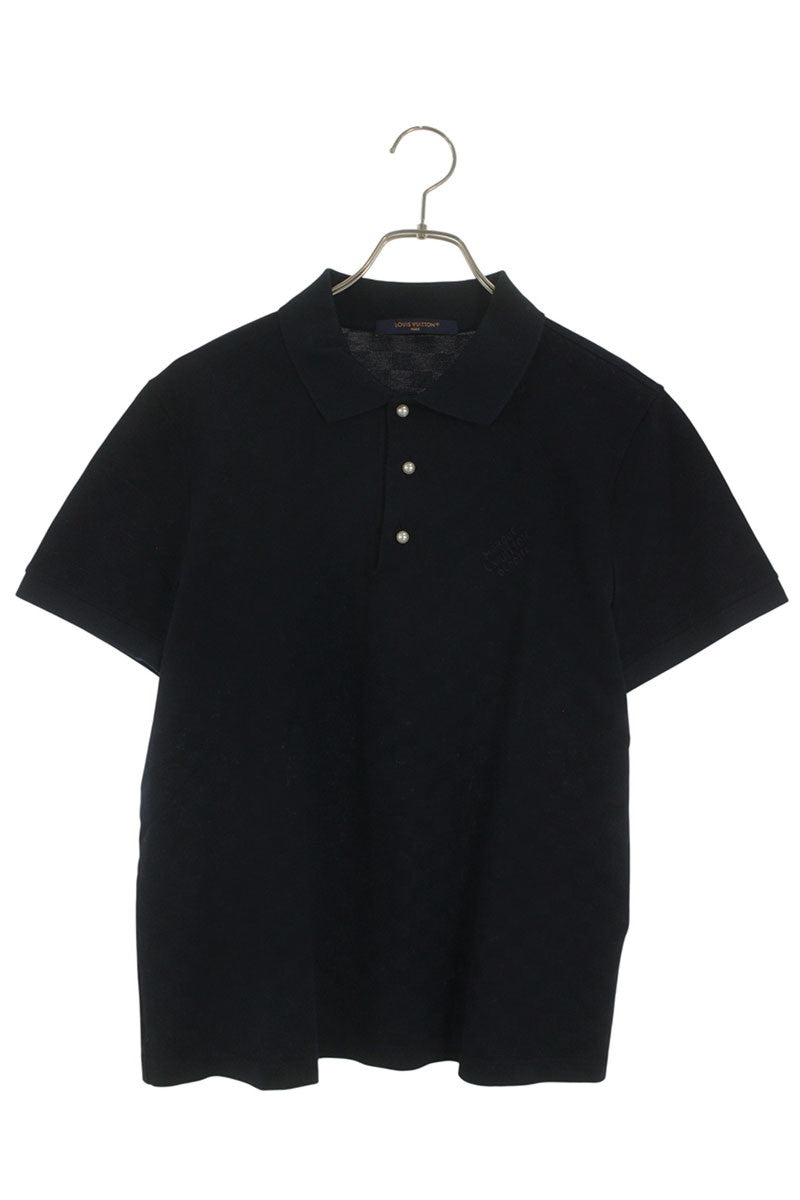 Louis Vuitton Short Sleeve Polo Shirt Blue Size M