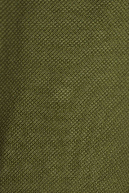 GUCCI Logo Embroidered Pocket Polo Shirt Olive Size XL