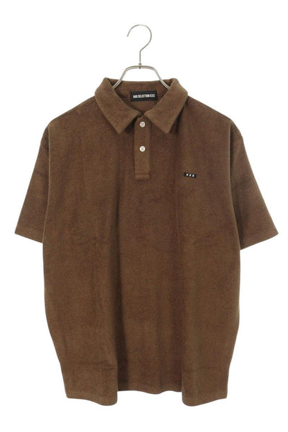 GOD SELECTION XXX Short Sleeve Polo Shirt Brown Size M