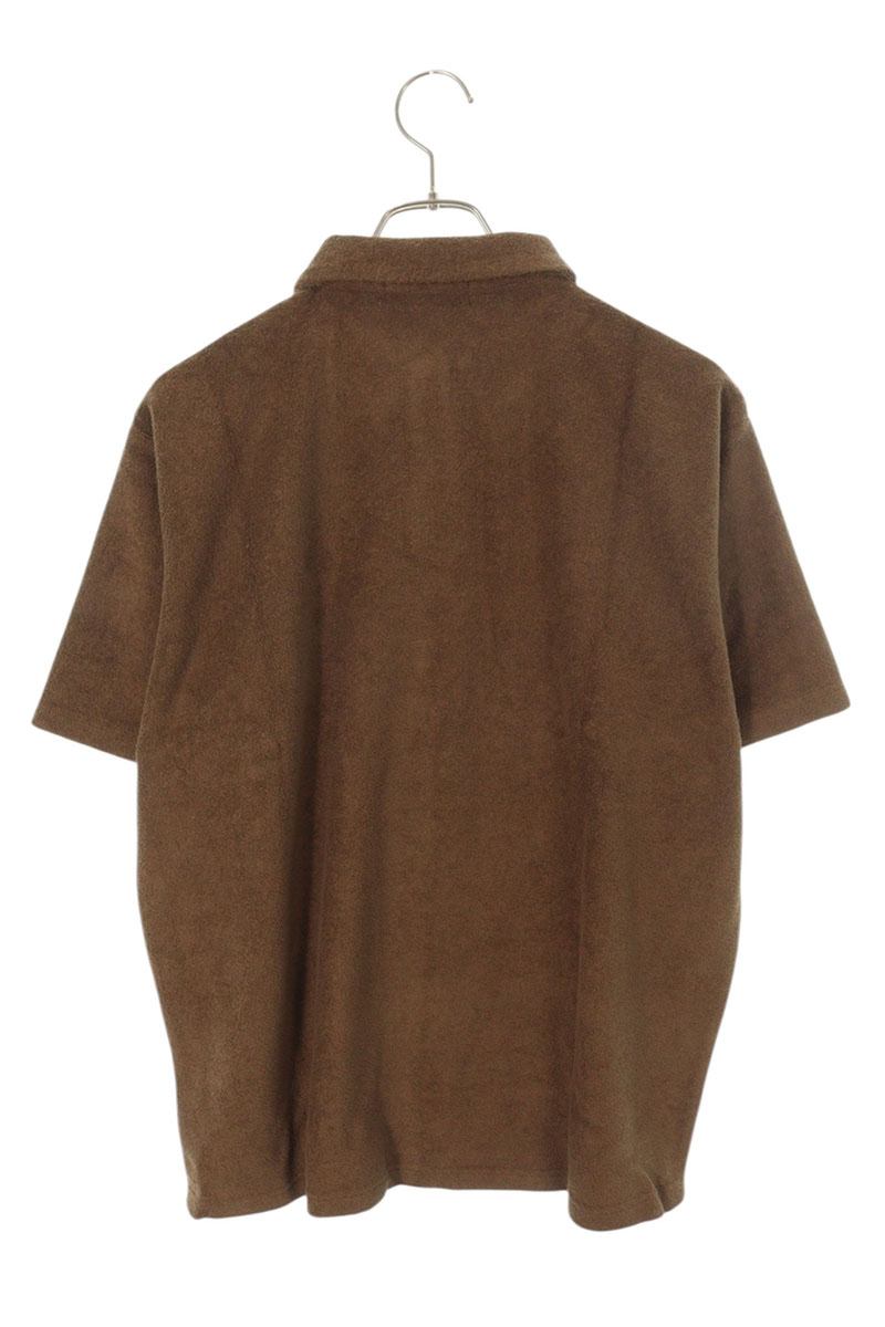 GOD SELECTION XXX Short Sleeve Polo Shirt Brown Size M