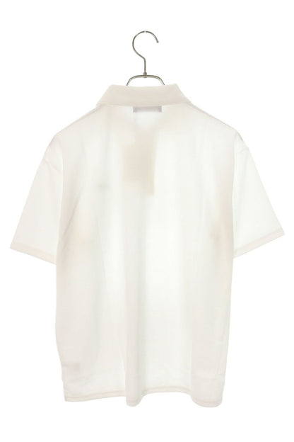 GOD SELECTION XXX Logo Patch Short Sleeve Polo White Size S