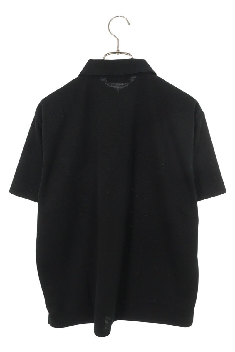 GOD SELECTION XXX Logo Embroidered SS Polo Black Size S