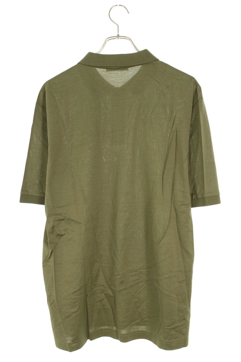 Bottega Veneta Cotton Short Sleeve Polo Shirt Green Size XXL