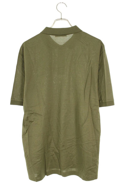 Bottega Veneta Cotton Short Sleeve Polo Shirt Green Size XXL