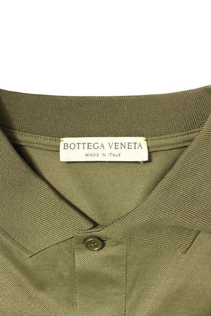 Bottega Veneta Cotton Short Sleeve Polo Shirt Green Size XXL