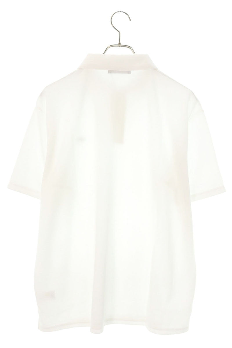 GOD SELECTION XXX Logo Patch Short Sleeve Polo White Size M