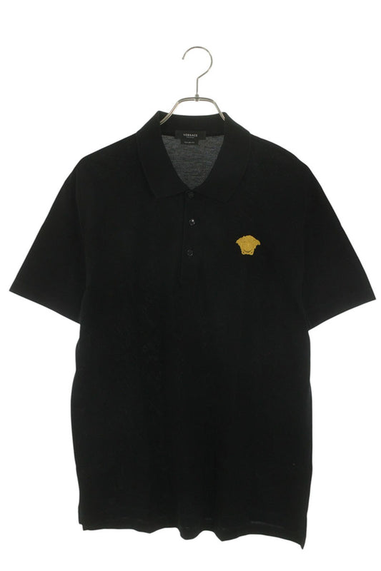 Versace Medusa Short Sleeve Polo Shirt Multi Size M
