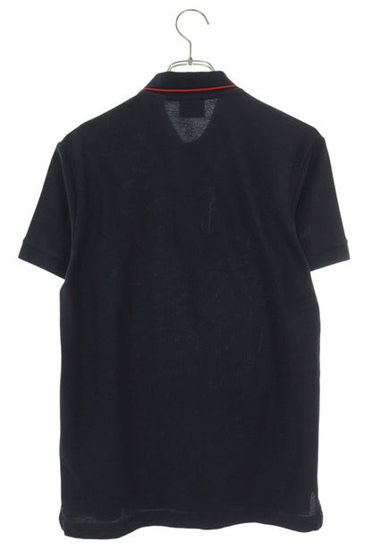 Burberry Monogram Embroidered Polo Shirt Navy Size XS
