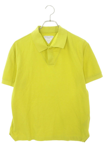BOTTEGA VENETA 20AW Cotton Polo Shirt Yellow Size S