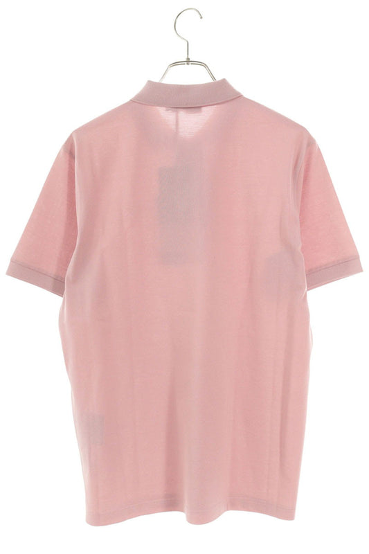 PRADA 26SS Triangle Plate Short Sleeve Polo Size M