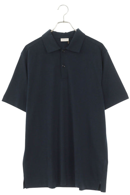DRIES VAN NOTEN 26SS Cotton Short Sleeve Polo Navy Size L
