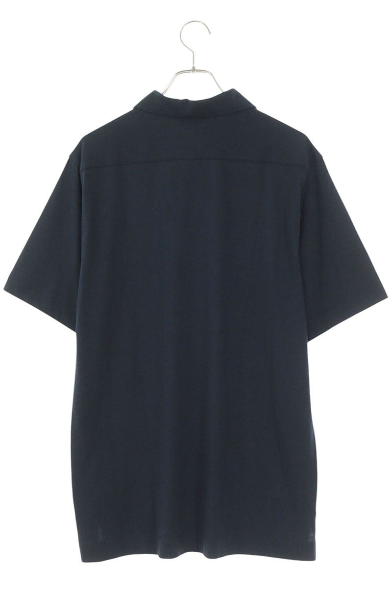 DRIES VAN NOTEN 26SS Cotton Short Sleeve Polo Navy Size L