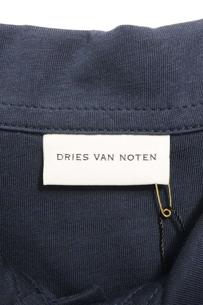 DRIES VAN NOTEN 26SS Cotton Short Sleeve Polo Navy Size L