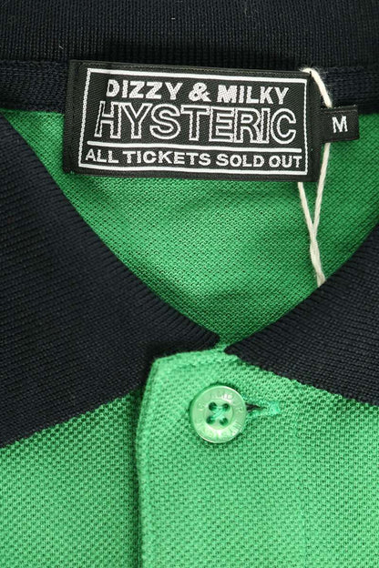 H.HYSTERIC GLAMOUR Metal Guide S/S Polo Multi Size M