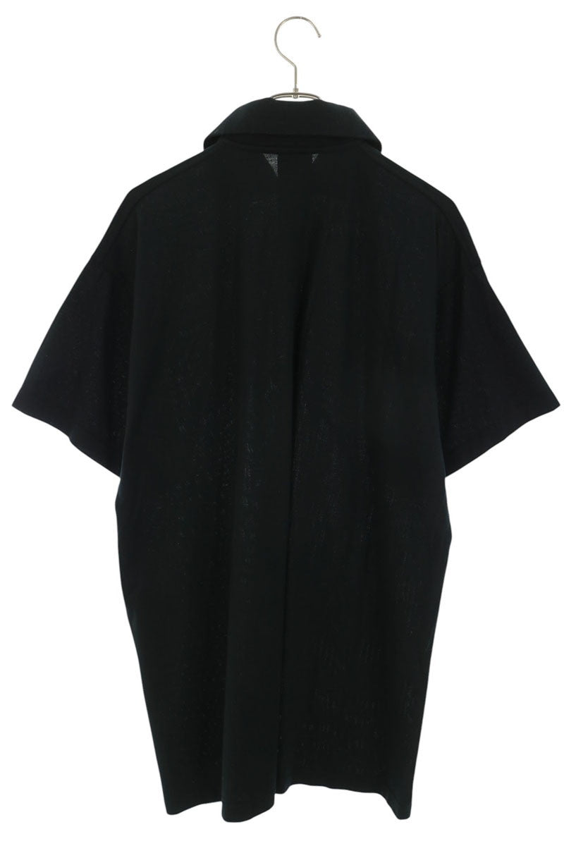 BALENCIAGA eBay Embroidered Polo Shirt Black Size XS