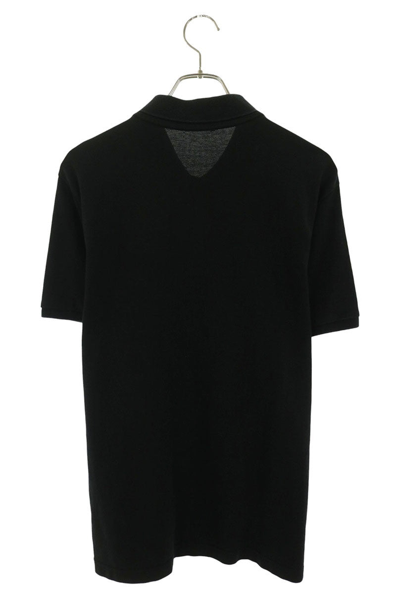 MONCLER Logo Embroidery Polo Black Size M