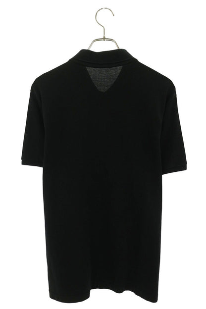 MONCLER Logo Embroidery Polo Black Size M