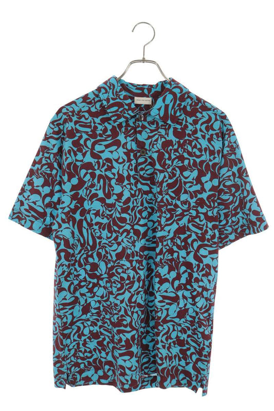 DRIES VAN NOTEN SS26 All-Over Pattern Polo Multi Size M