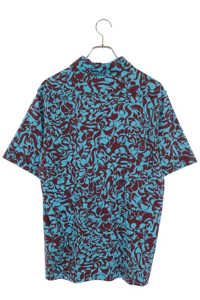 DRIES VAN NOTEN SS26 All-Over Pattern Polo Multi Size M