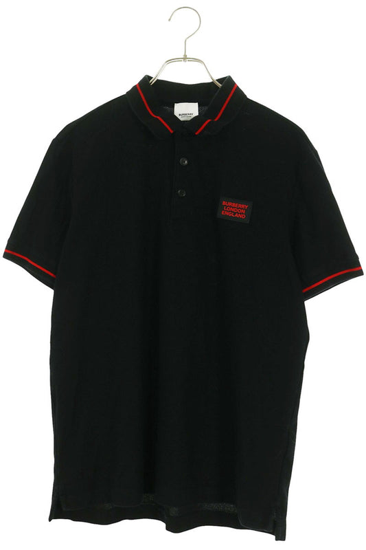 Burberry Logo Patch Polo Black Size L