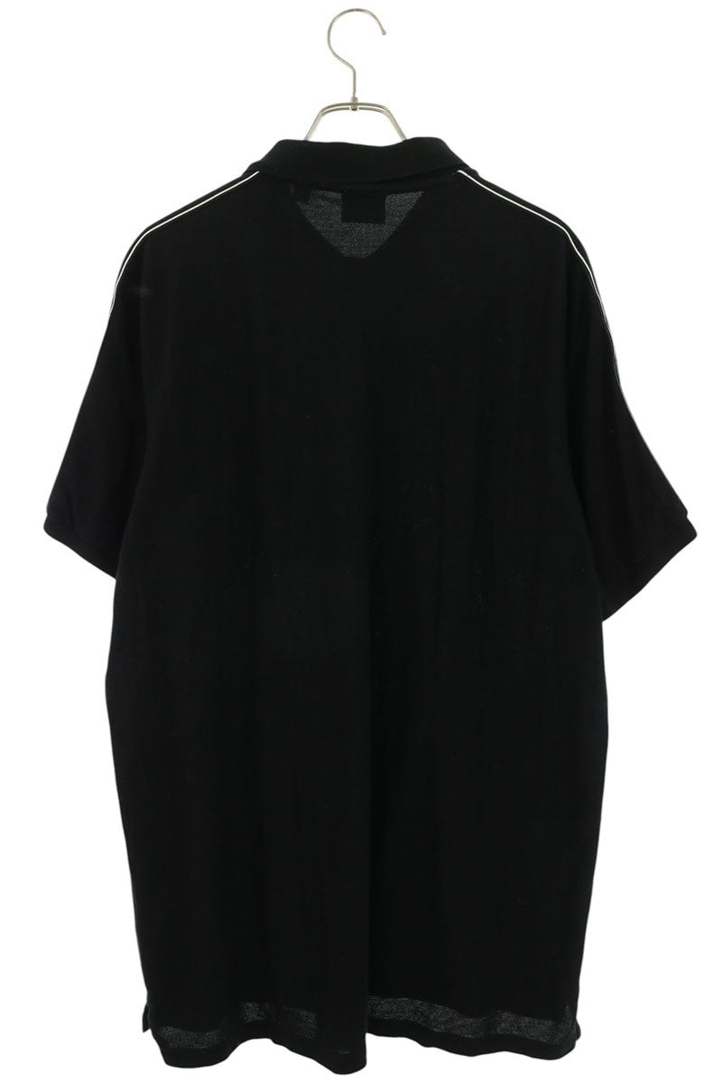 Burberry 19SS Black Arm Line Short Sleeve Polo Shirt Size L