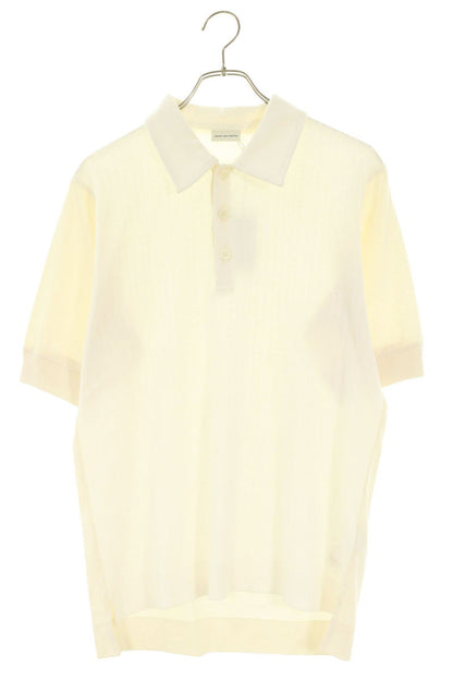 DRIES VAN NOTEN 26SS Cotton Mesh Short Sleeve Polo Size M