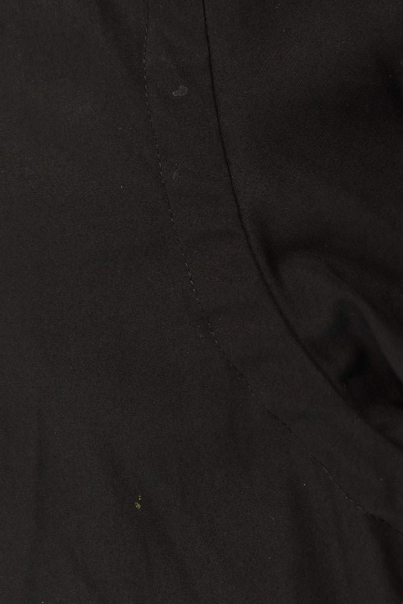 Sacai Half-Zip S/S Cotton Polo Shirt Black Size 1