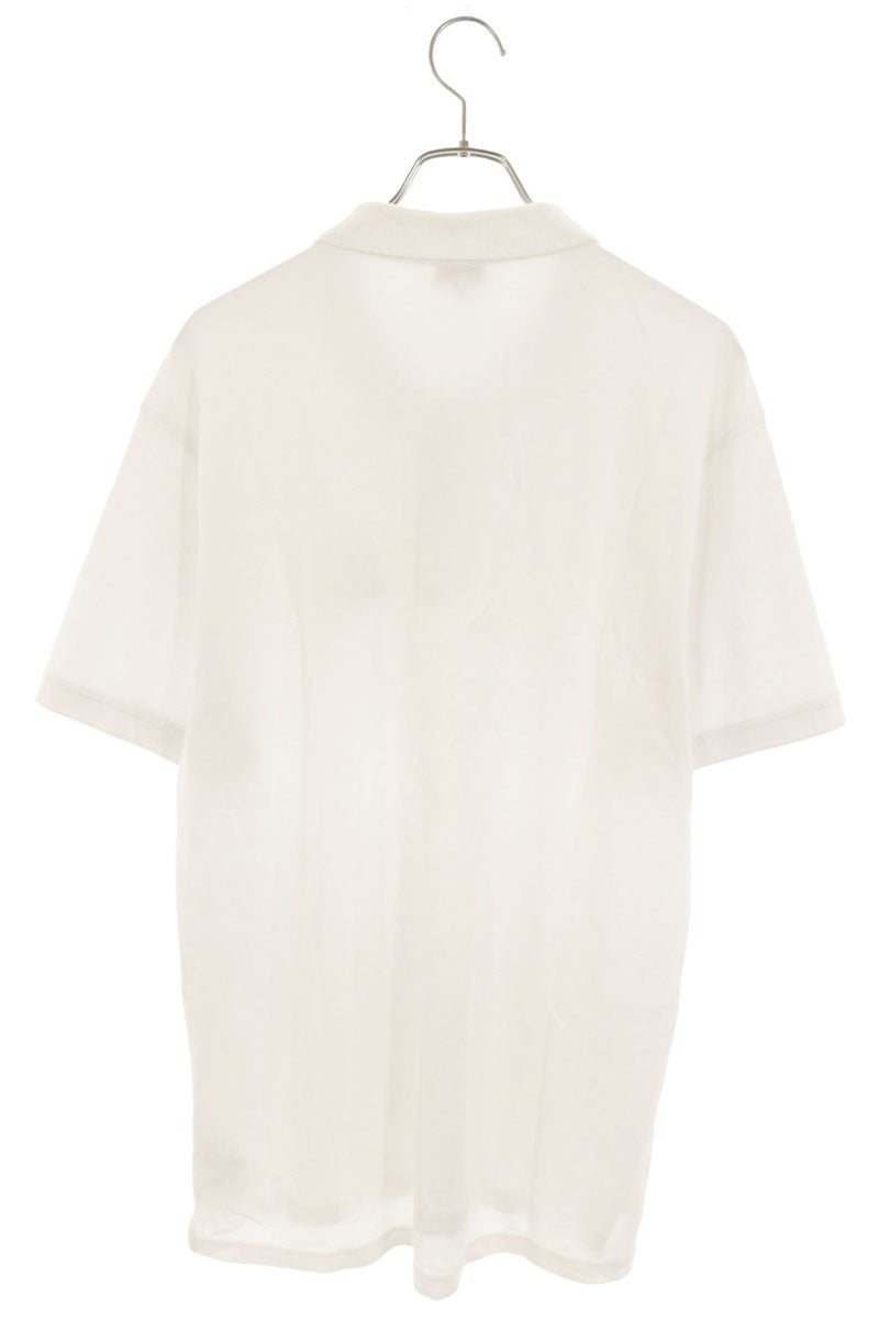 KENZO Logo Embroidered S/S Polo Shirt White Size L